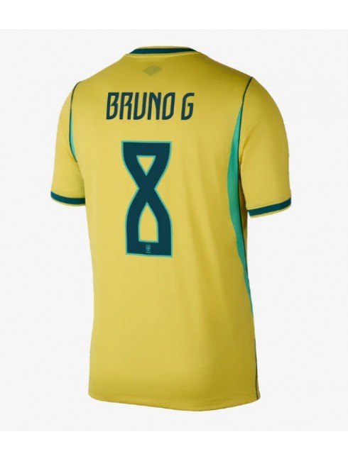 Muži Futbalové oblečenie Brazília Bruno Guimaraes #8 MS 2026 Krátky Rukáv - Domáci Muži Futbalové oblečenie Brazília Bruno Guimaraes #8 MS 2026 Krátky Rukáv - Domáci